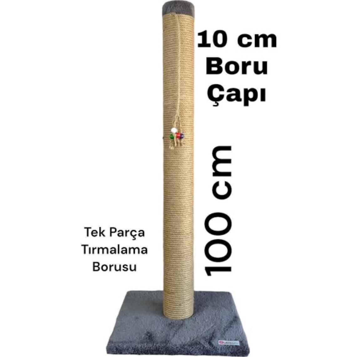 Lena Pet 100 cm Dev Boy Kedi Tırmalama Tahtası Tek Parça 10 cm Boru Çapı
