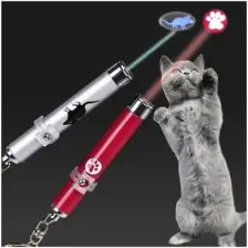 Nanopro Renkli 3in1 Lazer Kedi Oyuncağı - Kediniz Için Eğlenceli Aktivite