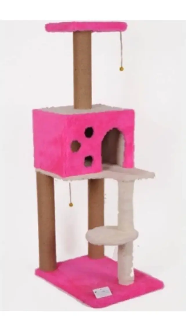 Cat Hause Kedi Tırmalama Platformlu S9 Mor 124 cm