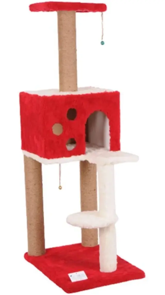 Cat Hause Kedi Tırmalama Platformlu S9 Mor 124 cm