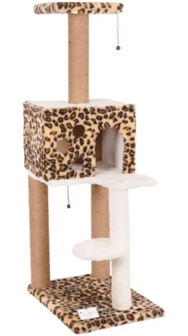 Cat Hause Kedi Tırmalama Platformlu S9 Mor 124 cm