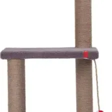 Pugalo 82 cm Iki Katlı Gri  Kedi Tırmalama Tahtası Catnipli Tırmalama Tahtası Minder Yüzey