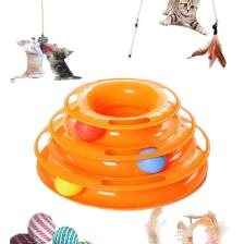 5 Li Set 1 Adet 3 katlı 1 Adet 90 Cm Olta 1 Adet Tüylü Top 1 Adet Vantuzlu Olta 1 Adet Ip Sarma Top
