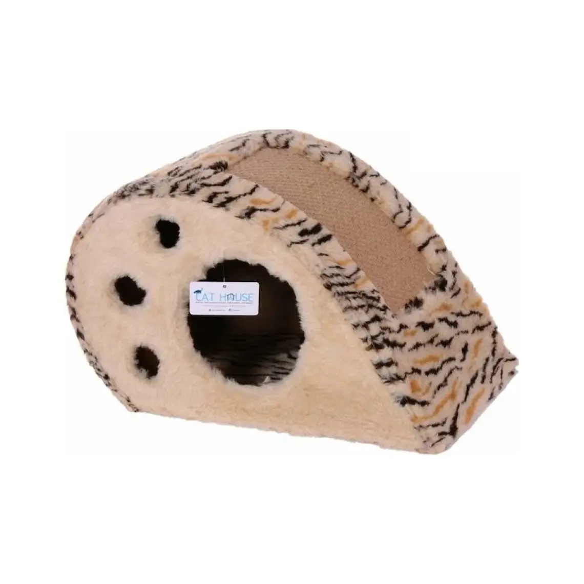 Cat Hause Kedi Tırmalama Platformu Salyangoz Leopar 32 cm