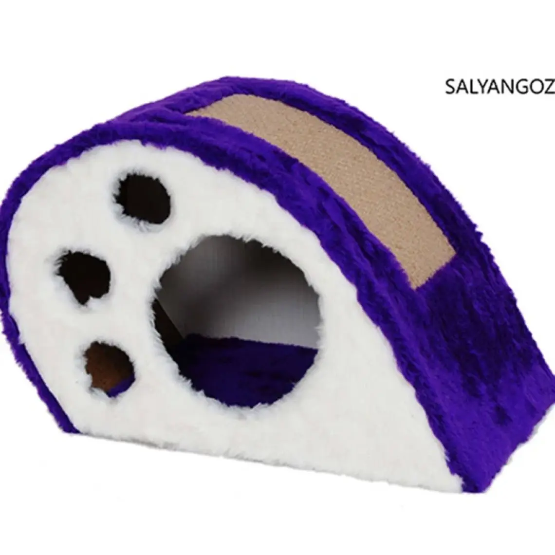 Cat Hause Kedi Tırmalama Platformu Salyangoz Leopar 32 cm