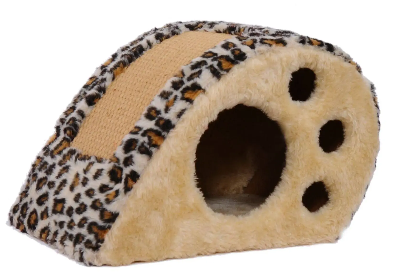Cat Hause Kedi Tırmalama Platformu Salyangoz Leopar 32 cm