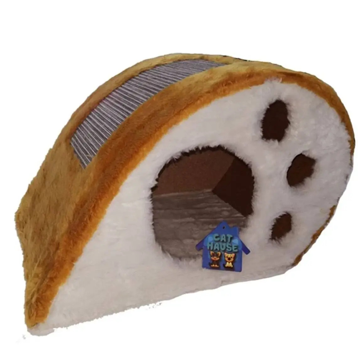 Cat Hause Kedi Tırmalama Platformu Salyangoz Leopar 32 cm