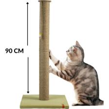 Pugalo Tırmalama 90 cm Catnipli Büyük Kedi Tırmalama Tahtası Minder Yüzey Fıstık Yeşili