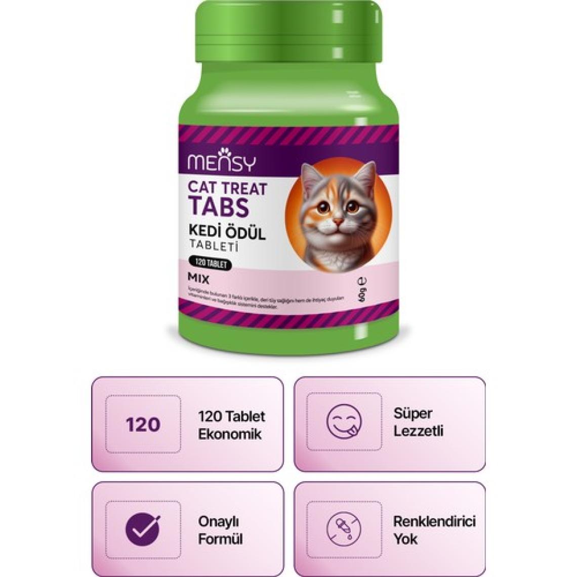Mix (Derma, Immunity, Multivitamin) Kedi Ödül Tableti