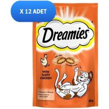 Dreamies Tavuklu Kedi Ödülü 60 gr (12 Adet)