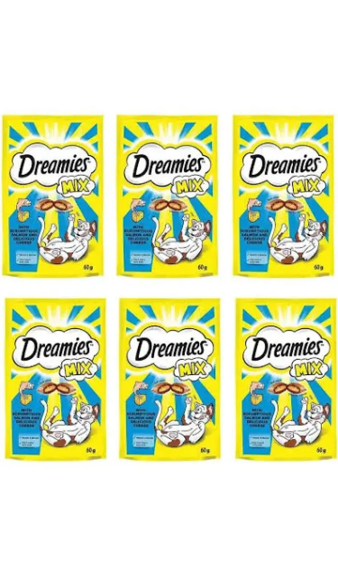 Dreamies Dreamies   Somonlu Peynirli 60 gr 6x