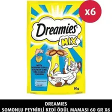 Dreamies Dreamies   Somonlu Peynirli 60 gr 6x