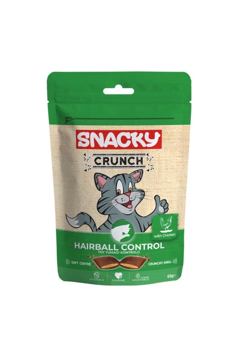 Snacky Crunchy Hairball Control Tavuklu 60 gr Kedi Ödül Maması