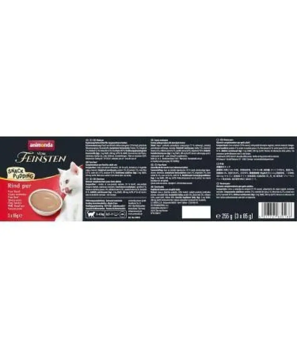 Animonda Biftekli Yetişkin Kedi Pudingi 85GR 3lü