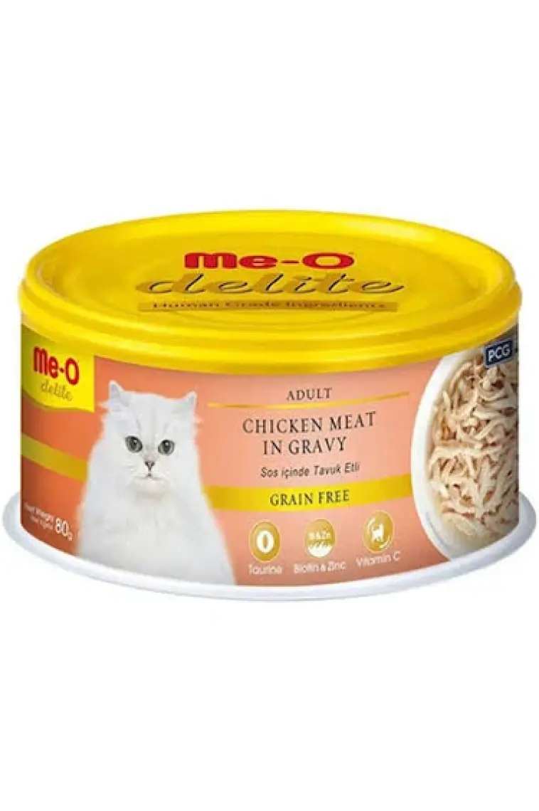Meo Delite Tahılsız Keçi Sütlü ve Tavuklu Yavru Konserve Kedi Mam