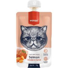 Wanpy Taze Somonlu & Tavuklu Kedi Et Ezmesi 90 gr