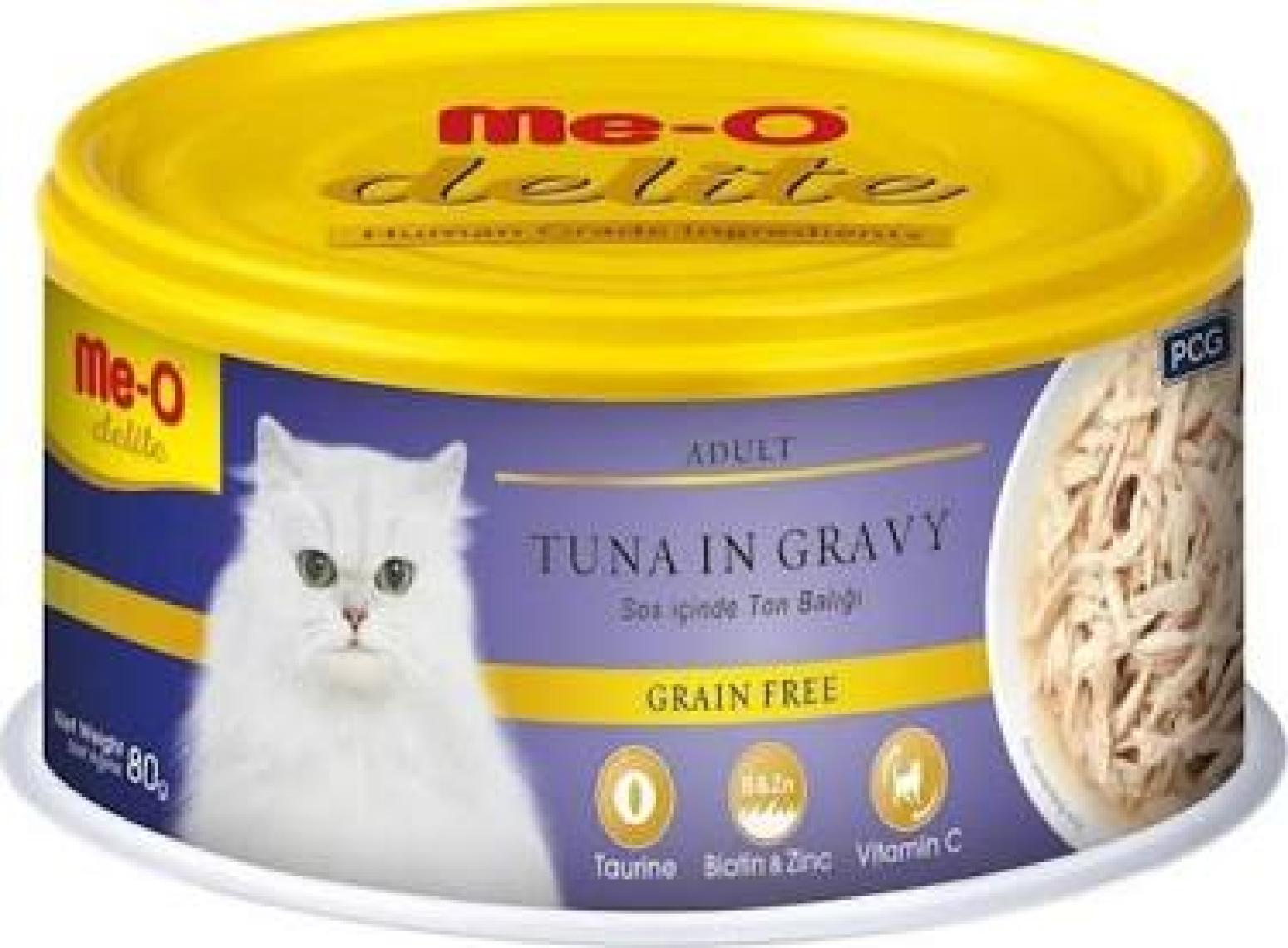 Meo Delite Tahılsız Jöleli Ton Balıklı ve Sebzeli Yetişkin Konser