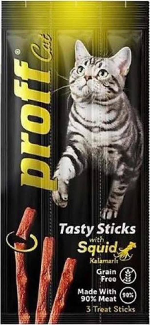 Proff Kedi Ödülü Kuzulu Sticks 3,lü