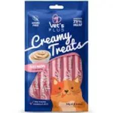 Vet's Plus Somonlu Krema Kedi Ödülü 5x14gr