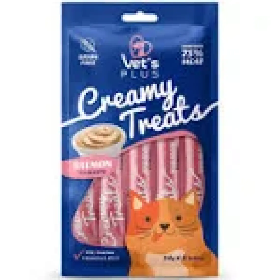 Vet's Plus Somonlu Krema Kedi Ödülü 5x14gr