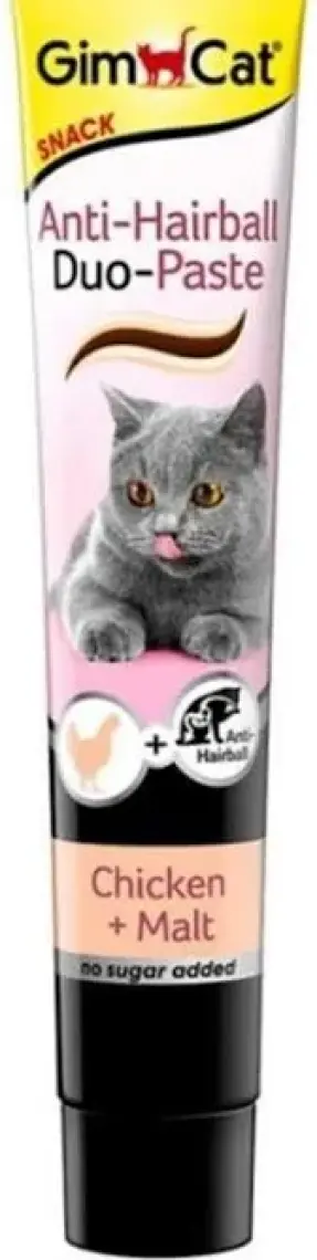 Gimcat Duo Paste Anti-Hairball Tavuklu Malt Kedi Macunu 50gr