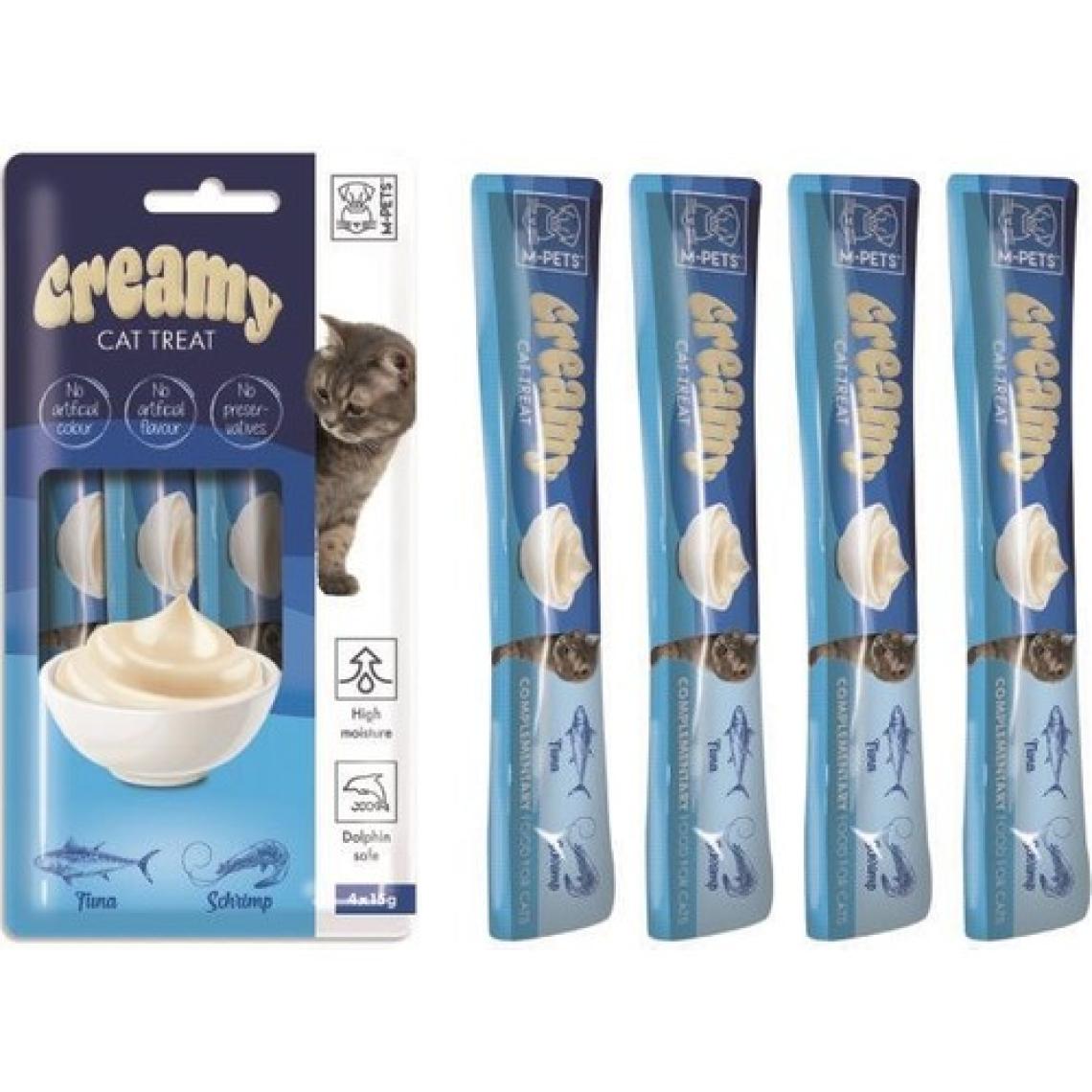 M-Pets Creamy Ton Balıklı Karidesli Kedi Ödülü