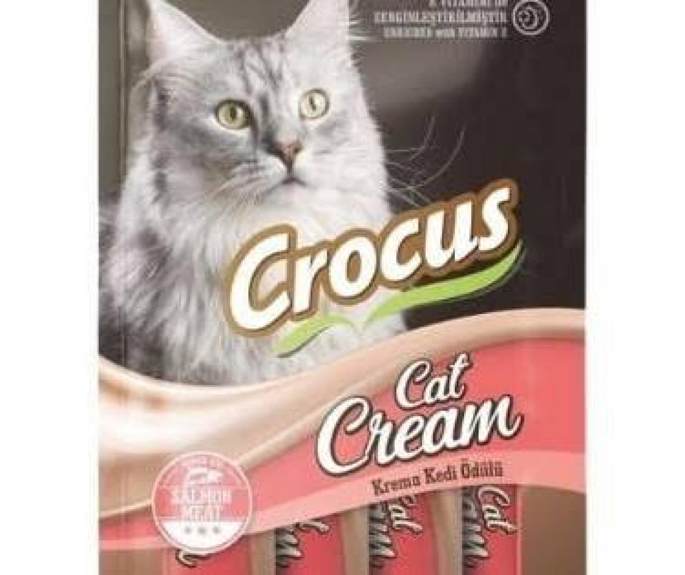 Crocus Somonlu Krema Kedi Ödülü 4x15g
