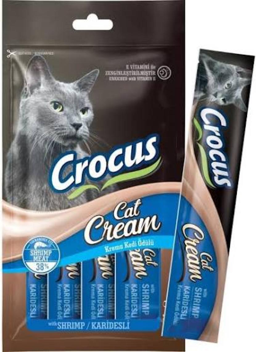 Crocus Somonlu Krema Kedi Ödülü 4x15g