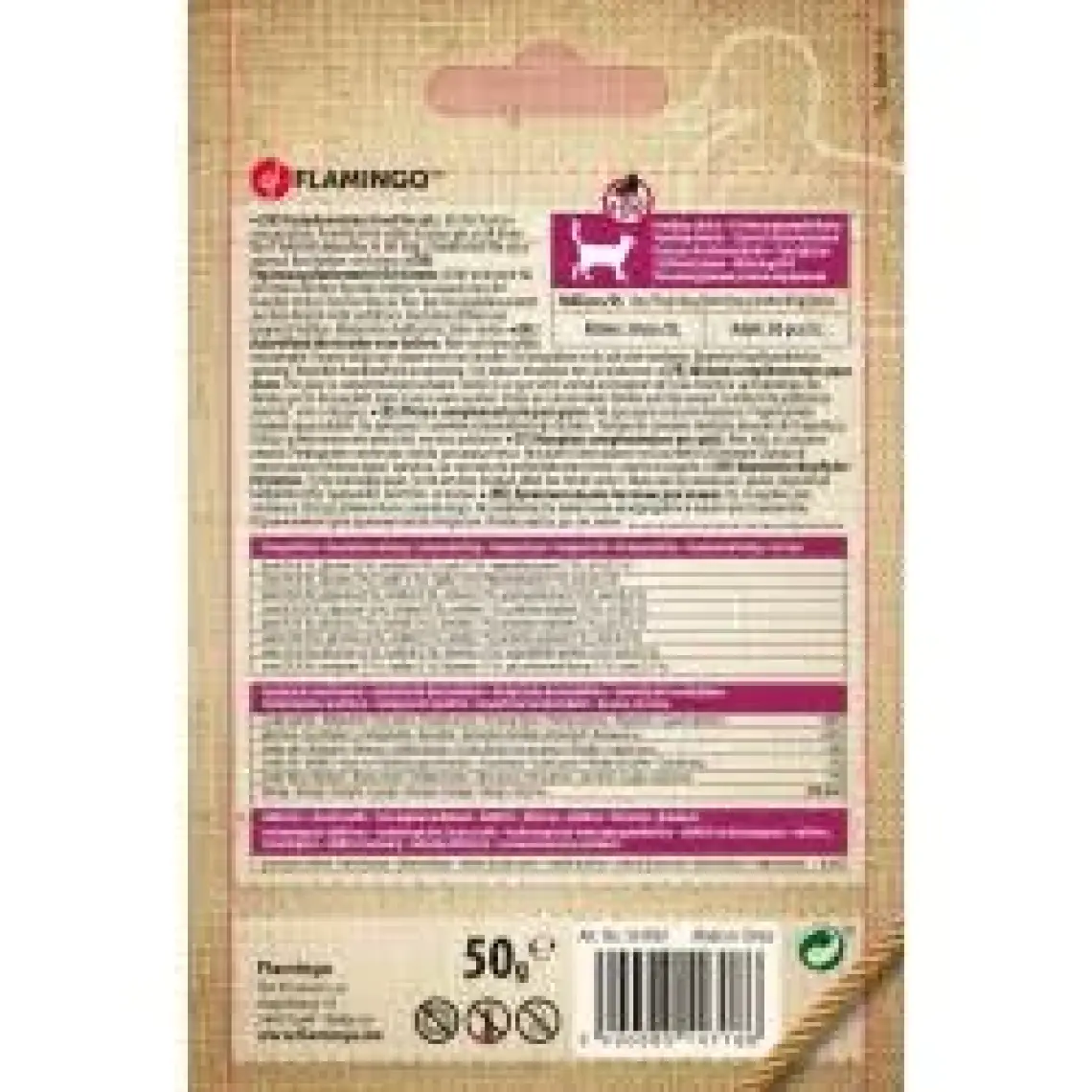 Flamingo Glutensiz Ördekli Şerit Kedi Ödül Maması 50 Gr