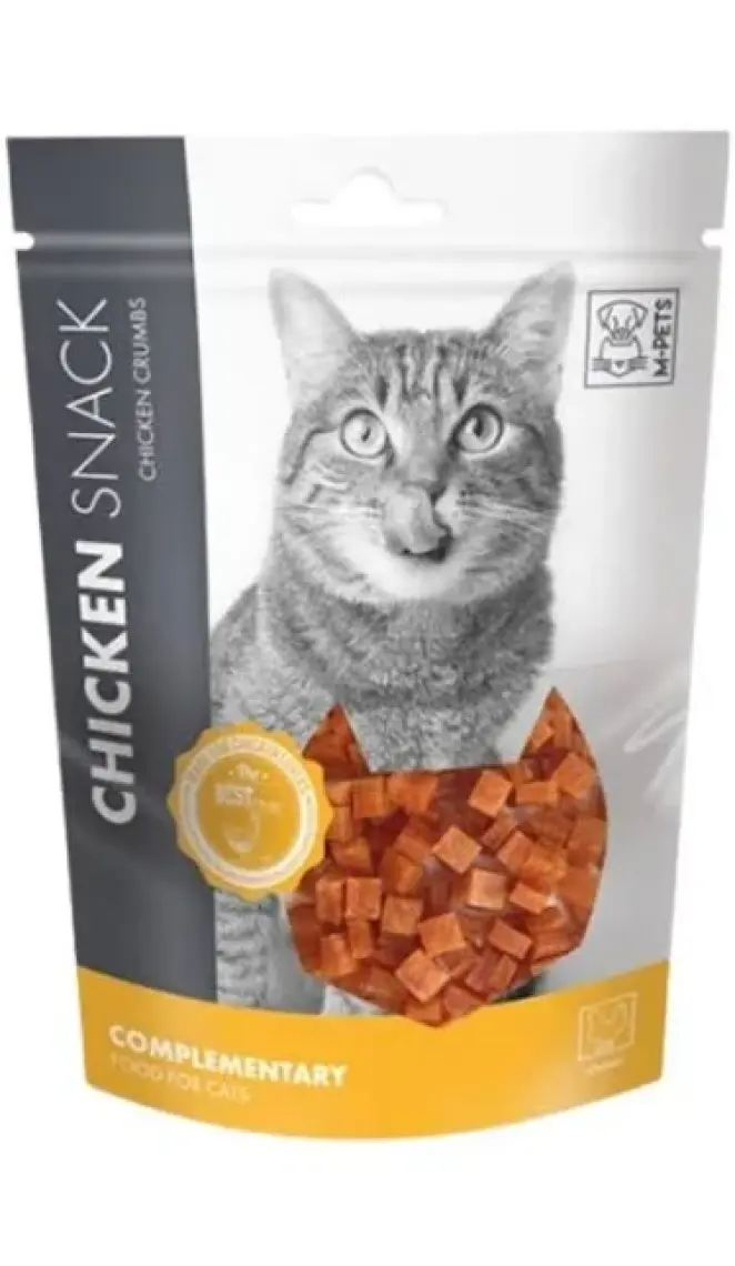 M-Pets Kedi Ödül Maması Tavuk Küpleri 80 gr