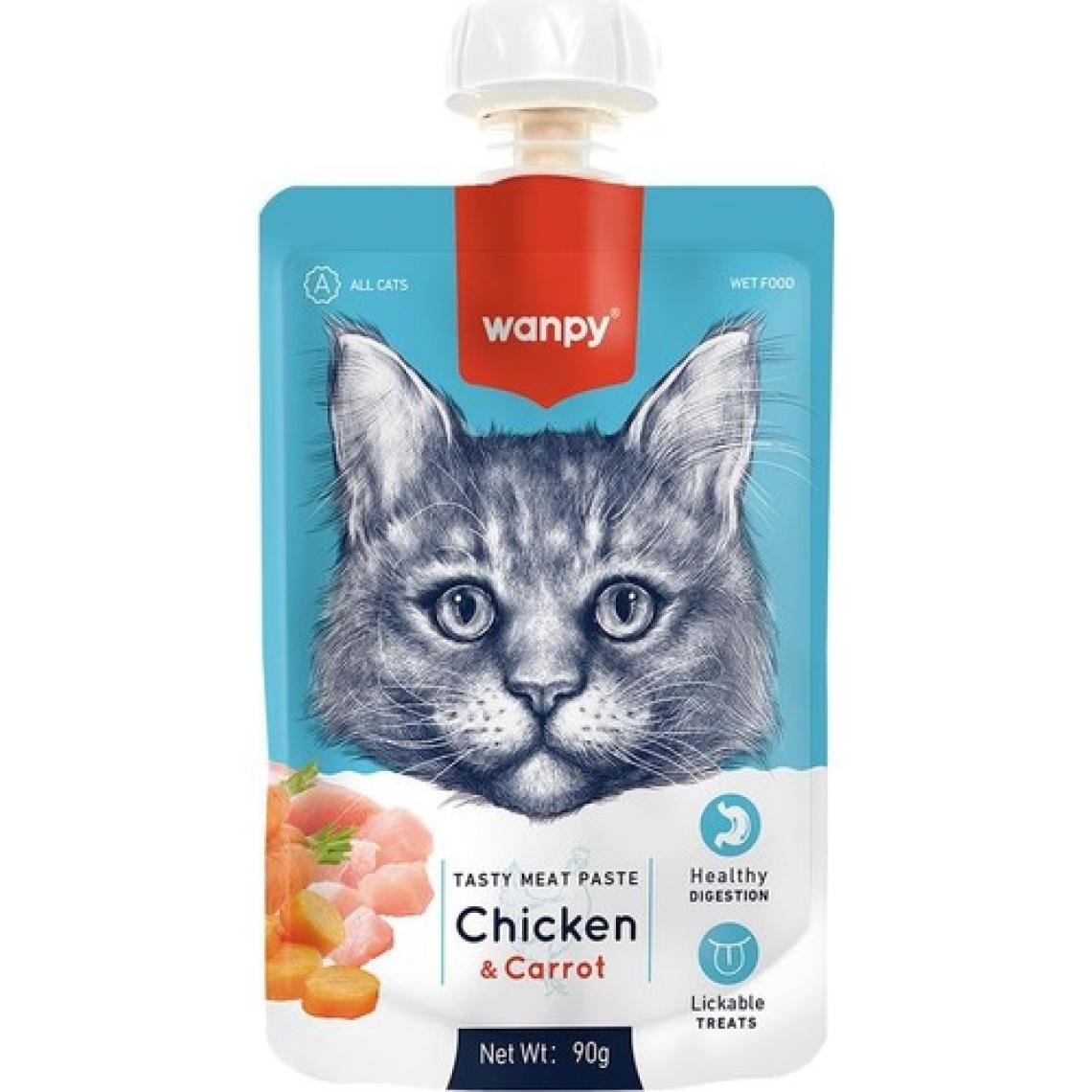 Wanpy Taze Tavuklu&havuçlu Kedi Et Ezmesi 90 gr
