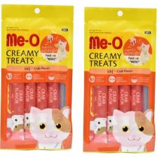 Me-O Creamy Treats Yengeçli Krem Kedi Ödülü 4 x 15 gr x 2