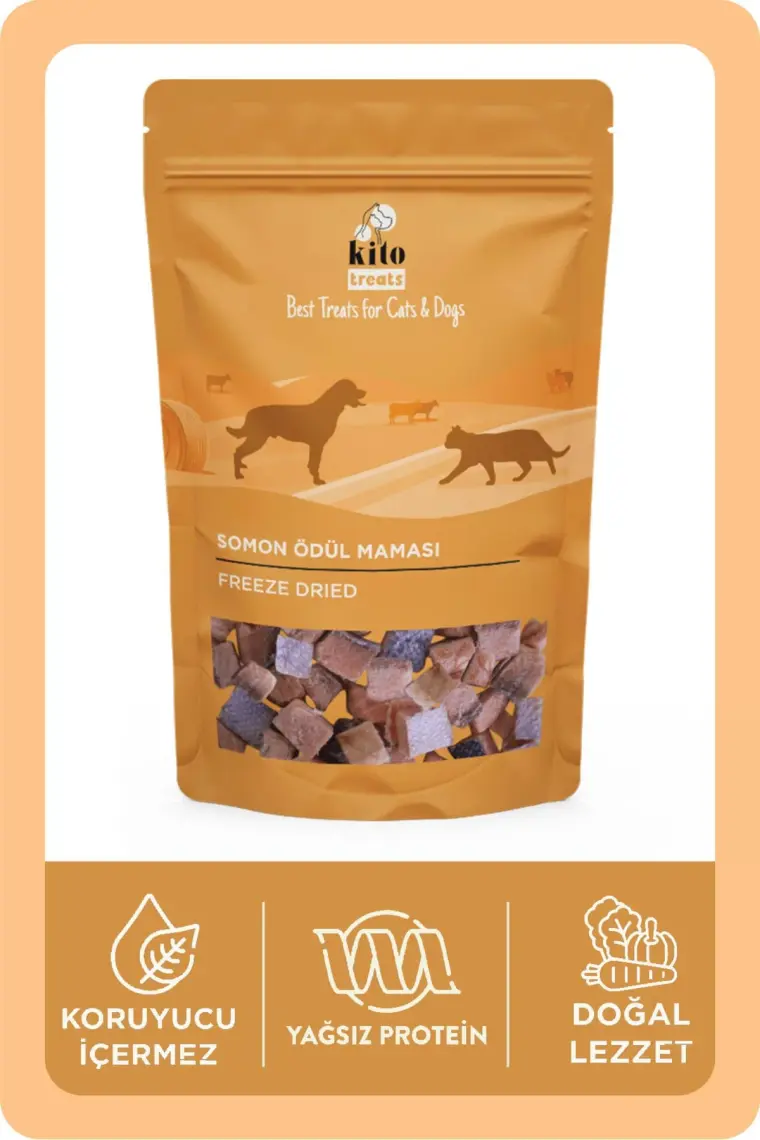 Kito Freeze Dried Tavuk Göğüs Kedi Ödül Maması %100 Doğal, Glutensiz 30 gr(Cat Treat)