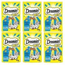Dreamies Mix Peynirli ve Somonlu 60 gr 6'lı Kedi Ödül Maması