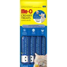 Me-O Creamy Treats Tavuklu Ciğerli ve Keçi Sütlü 4'lü 15 gr Kedi Ödül Maması