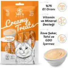 Vet's Plus Tavuklu Krema Kedi Ödülü 5x14gr