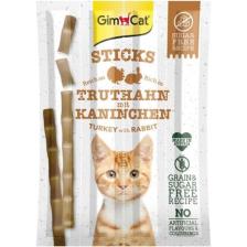 Gimcat Sticks Hindili & Tavşanlı Kedi Ödül Çubukları 4 Parça
