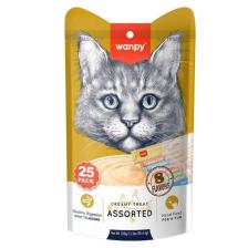 Wanpy Karışık 14 gr 25'li Sıvı Kedi Ödül Maması