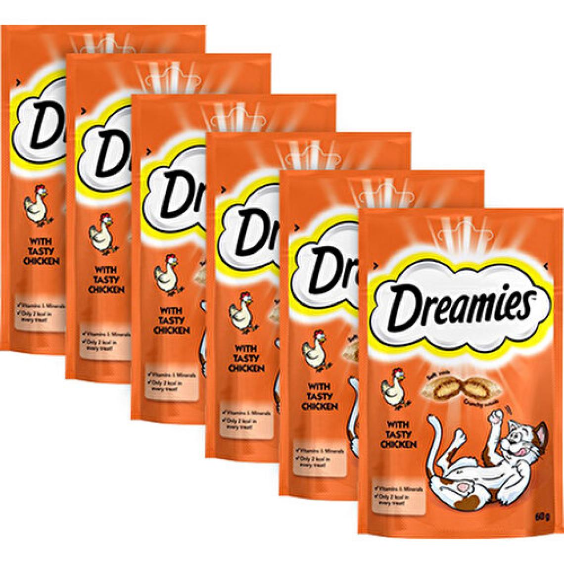 Dreamies Tavuklu 60 gr 6'lı Kedi Ödül Maması