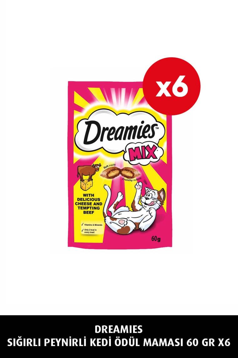 Dreamies Mix Kedi Ödül Maması 60 gr  6 adet