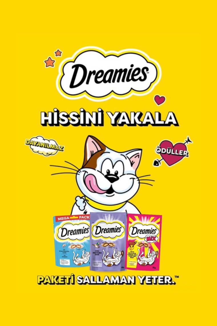 Dreamies Mix Kedi Ödül Maması 60 gr  6 adet
