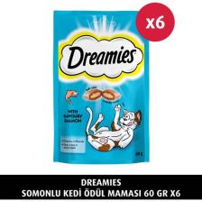 Dreamies Dreamies   Somonlu 60 gr 6x