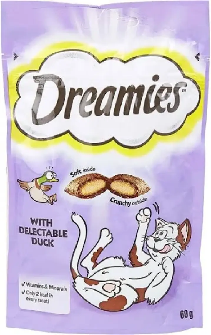 Dreamies Ördekli Kedi Ödül Maması 60 Gr x 6 Adet
