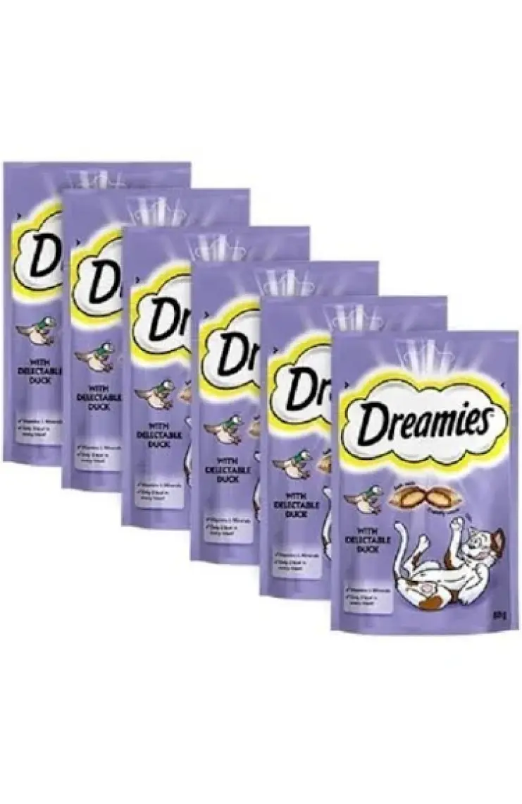 Dreamies Ördekli Kedi Ödül Maması 60 Gr x 6 Adet