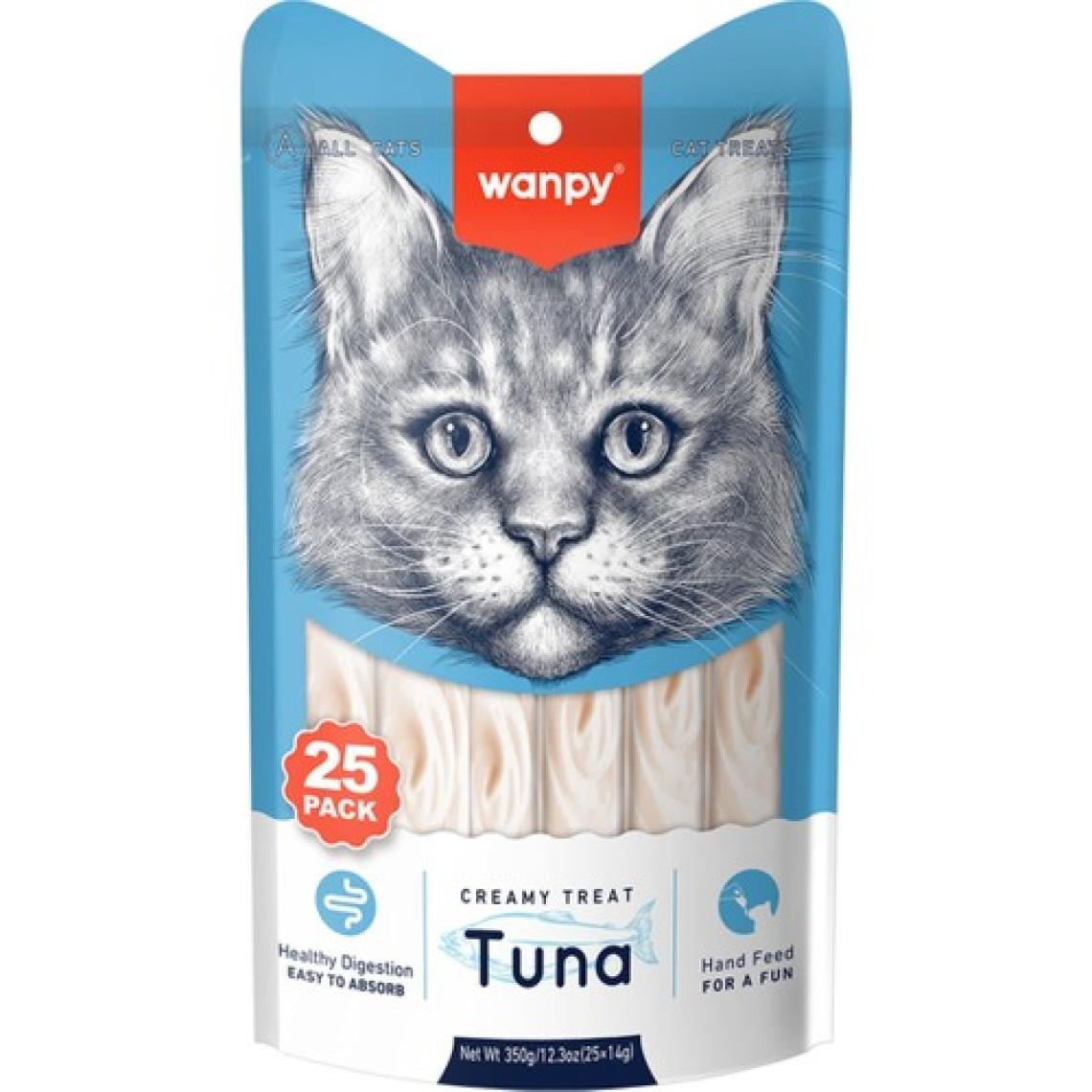 Wanpy Ton Balıklı 14 gr 25'li Sıvı Kedi Ödül Maması