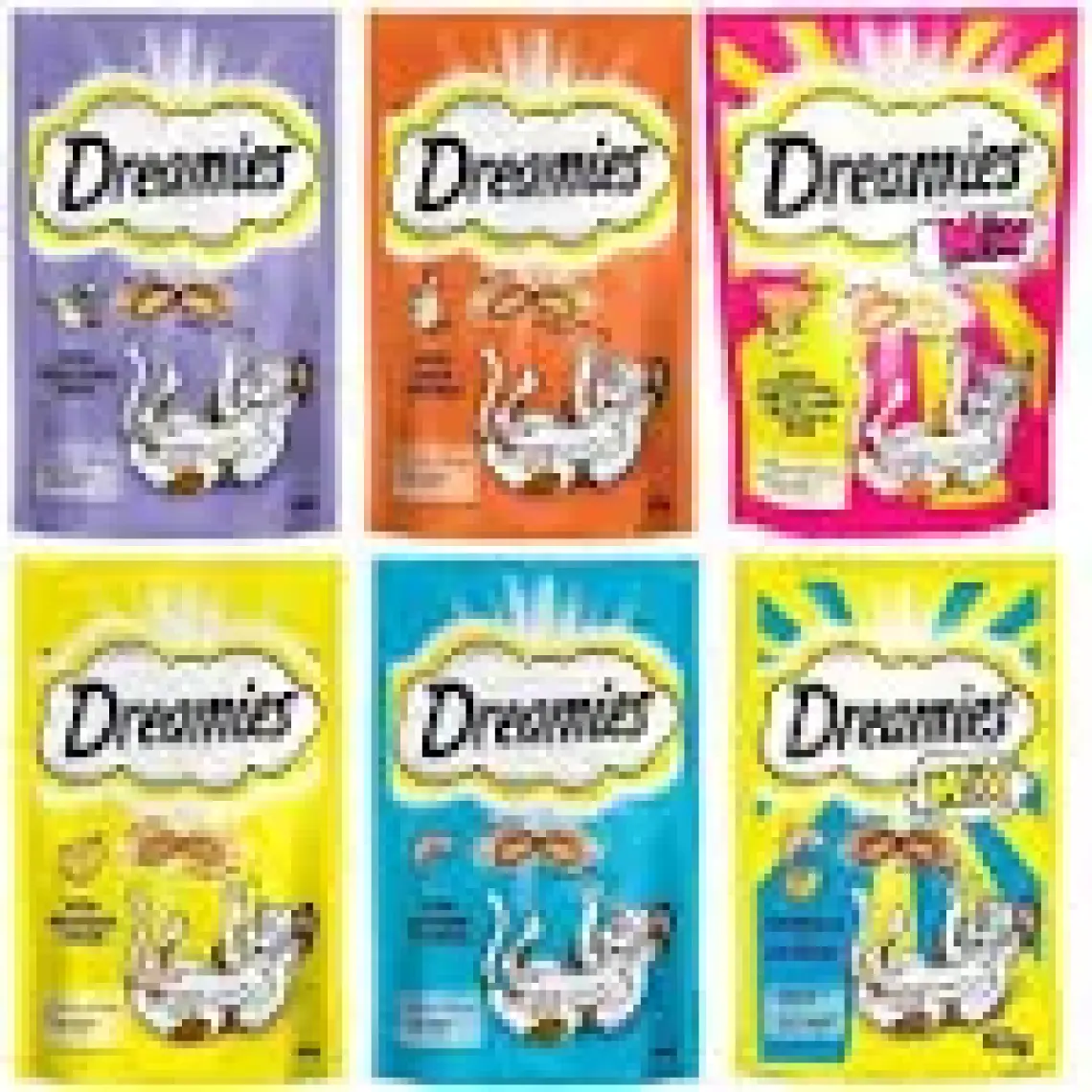 Dreamies Kedi Ödülü Karışık Avantaj Paketi 6'lı