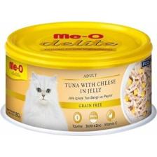 Me-O Delite Ton Balık ve Peynirli Tahılsız Kedi Konservesi 80 gr