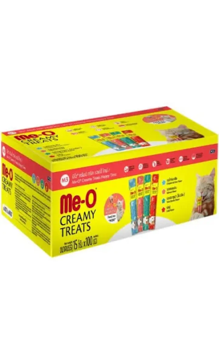 Me-O Creamy Happy Time (36-45-47-48) Kedi Ödül Maması 100'lü 15 GR
