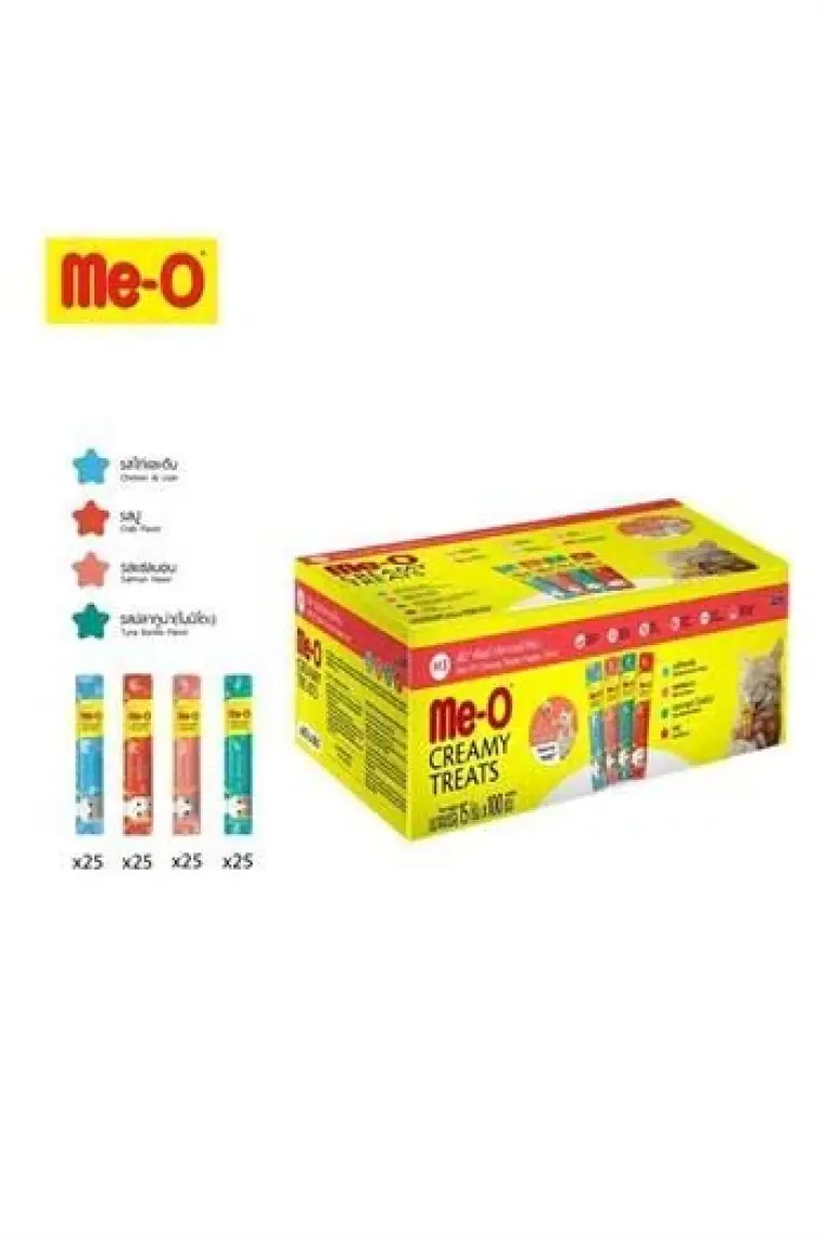 Me-O Creamy Happy Time (36-45-47-48) Kedi Ödül Maması 100'lü 15 GR