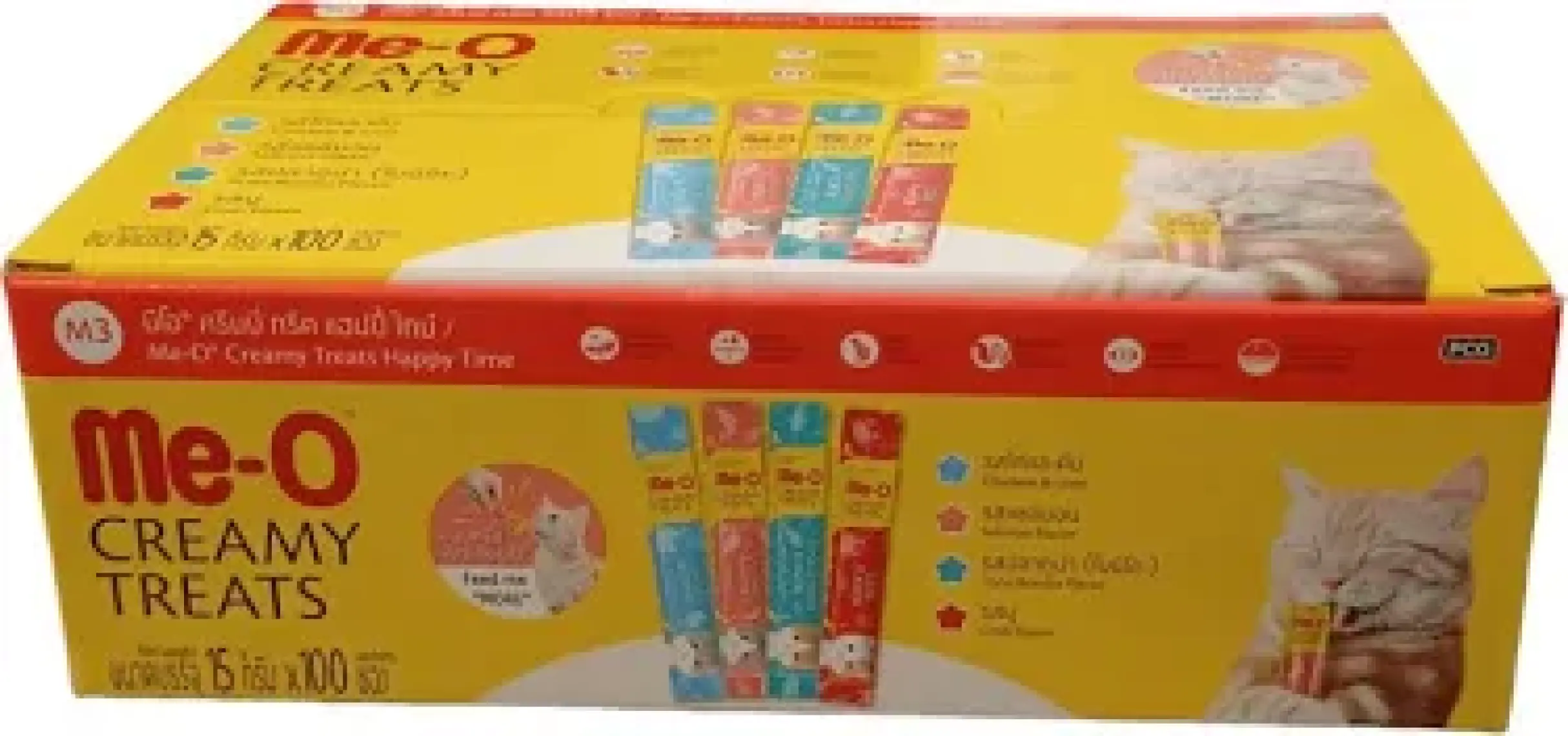 Me-O Creamy Happy Time (36-45-47-48) Kedi Ödül Maması 100'lü 15 GR